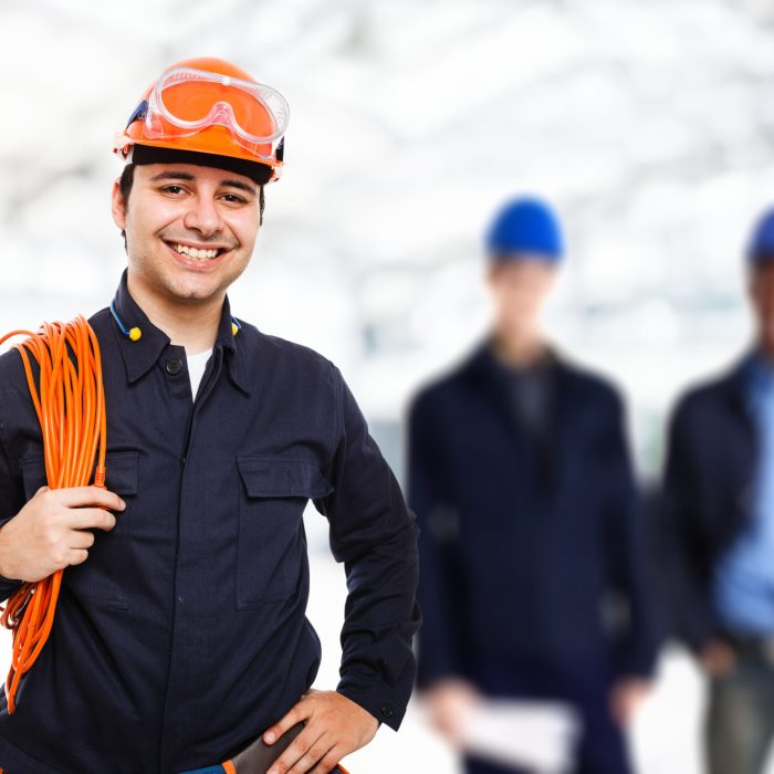 Portrait,Of,A,Smiling,Worker