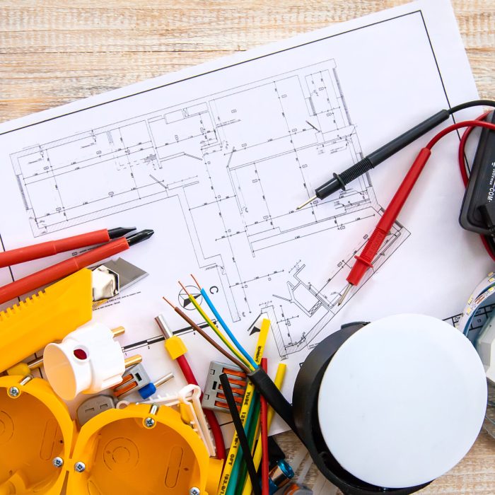 Electrical,Repair,Tools,In,The,House.,Selective,Focus.,Plan